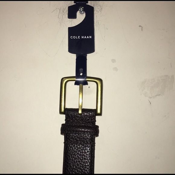 🤎NWT Cole Haan Brown Genuine Leather Belt - Picture 7 of 7